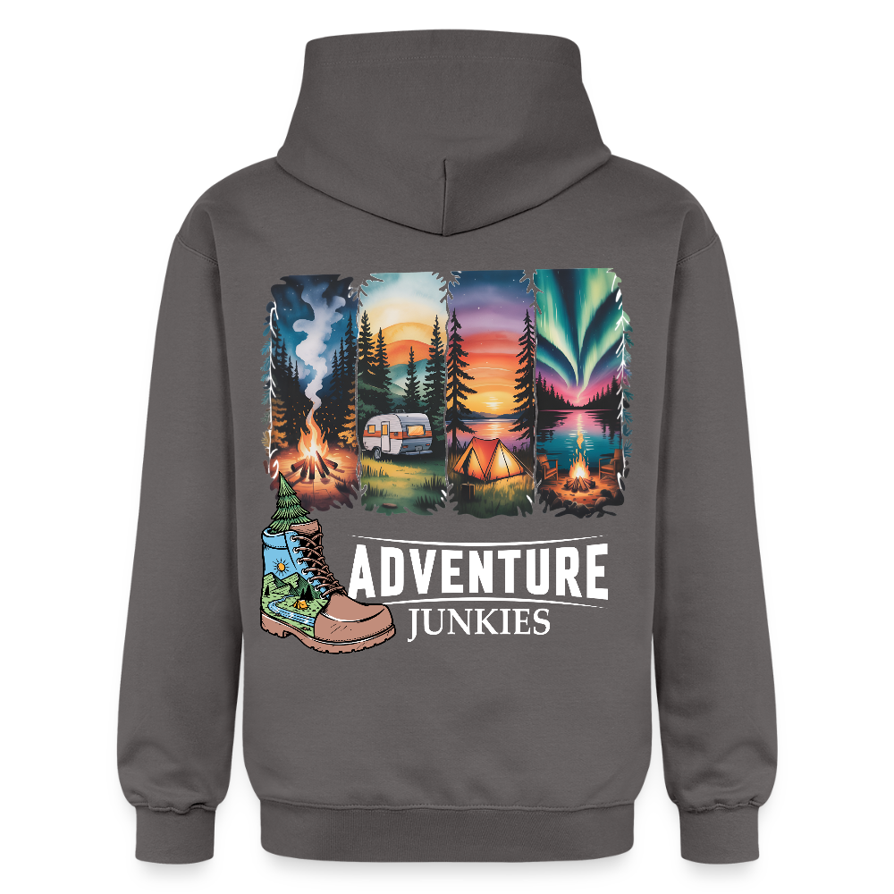 Unisex Midweight Hoodie - dark grey