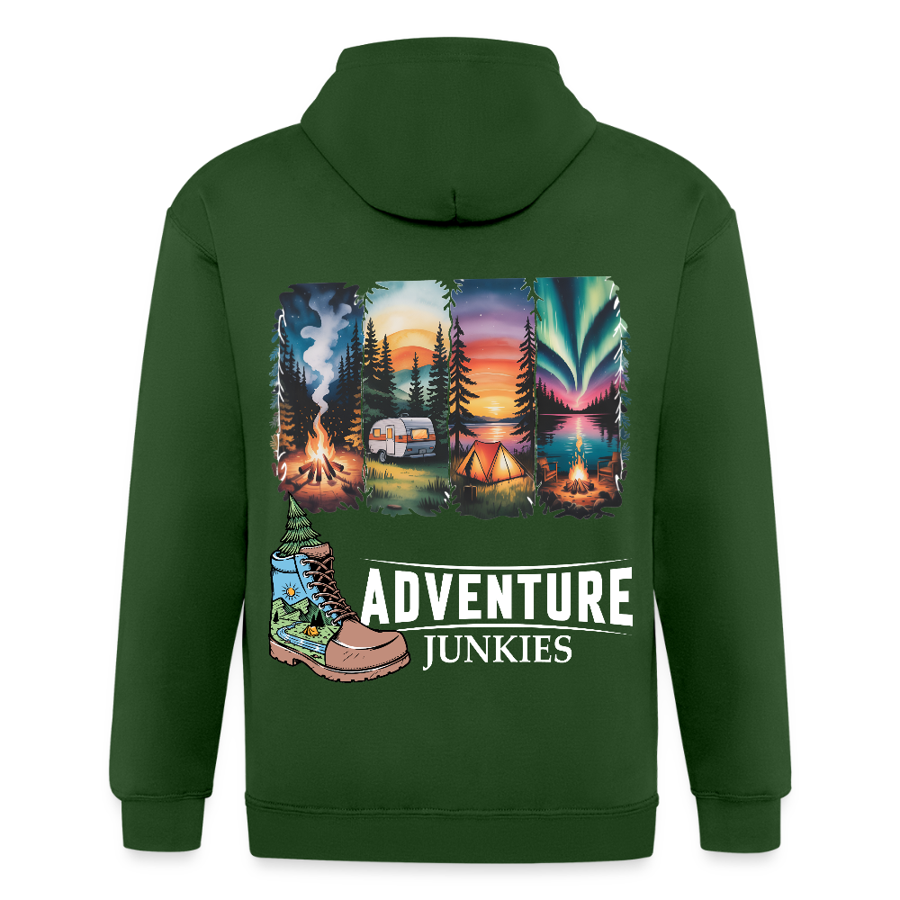 Unisex Heavyweight Hooded Jacket - forrest