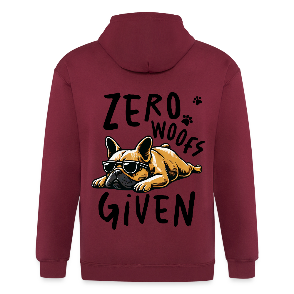 Adult Unisex Heavyweight Hooded Jacket - maroon