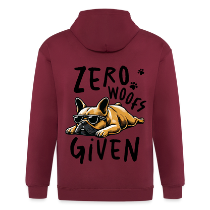 Adult Unisex Heavyweight Hooded Jacket - maroon