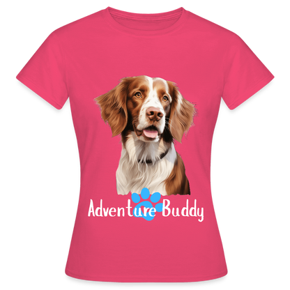 Women's T-Shirt   {Customise Breed & Paw } - azalea