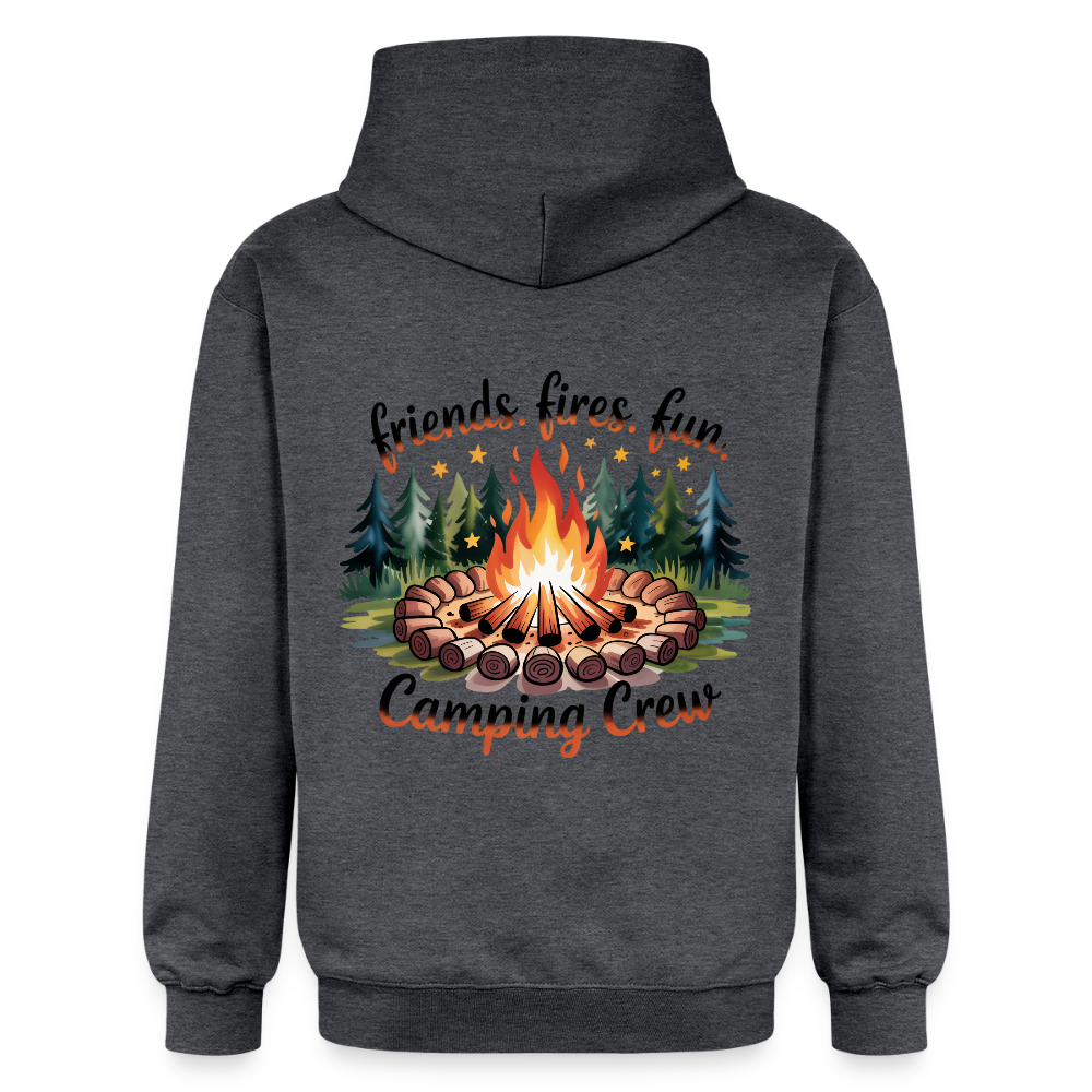 Unisex Midweight Hoodie - dark heather grey