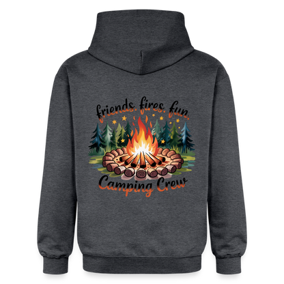 Unisex Midweight Hoodie - dark heather grey