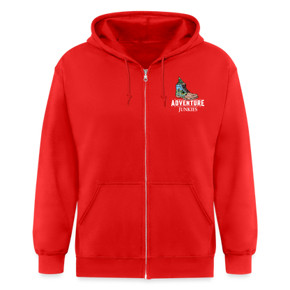 Unisex Heavyweight Hooded Jacket - red