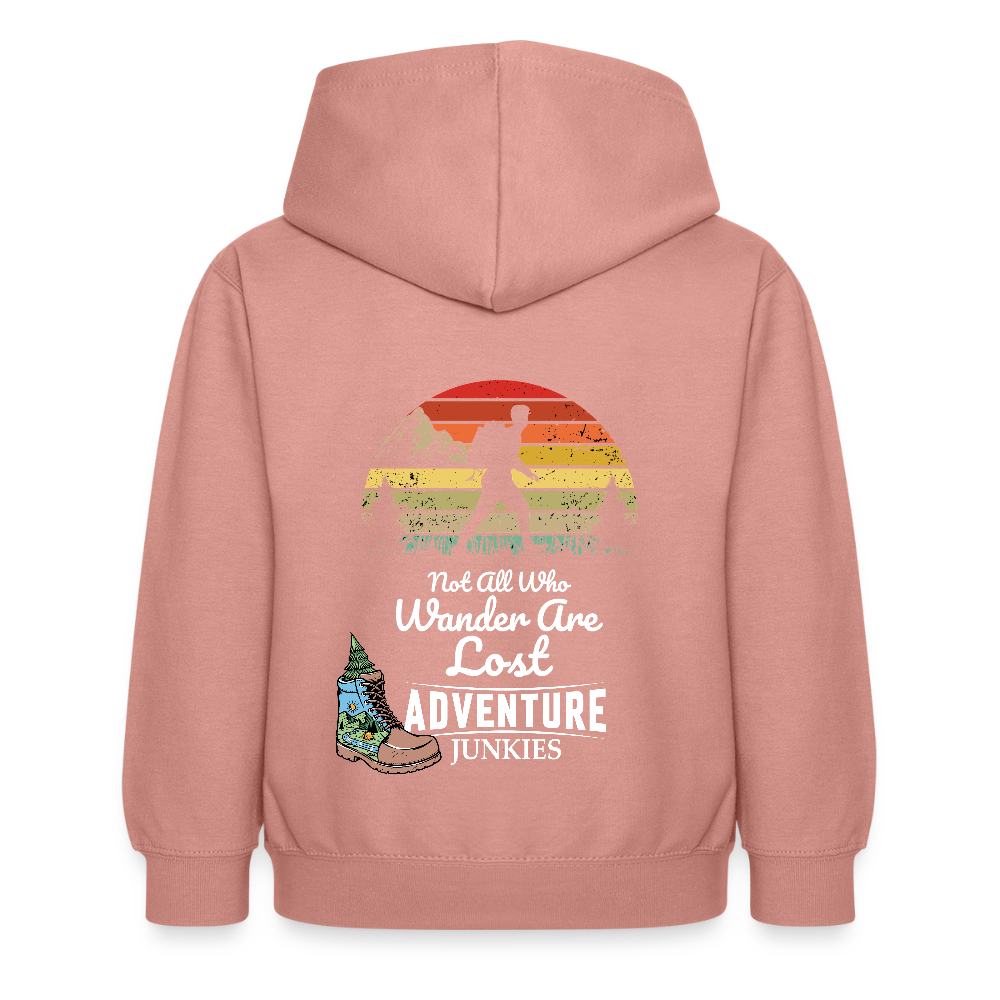 Children's  Unisex Hoodie - dusky rose