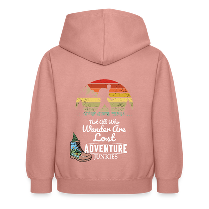 Children's  Unisex Hoodie - dusky rose