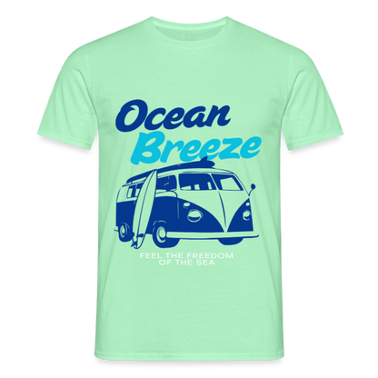 Men's Camping T-Shirt - mint green