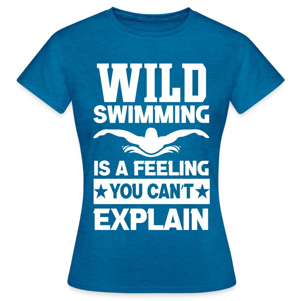 Women's T-Shirt - antique blue sapphire heather