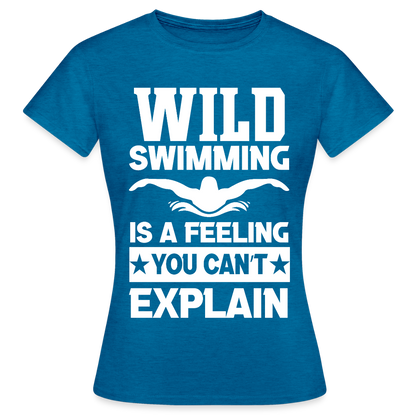 Women's T-Shirt - antique blue sapphire heather