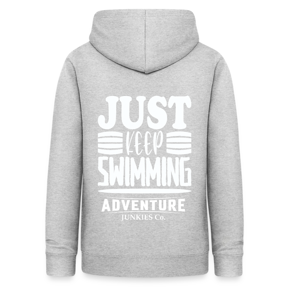 Women's Hoodie Water Adventures - light heather grey