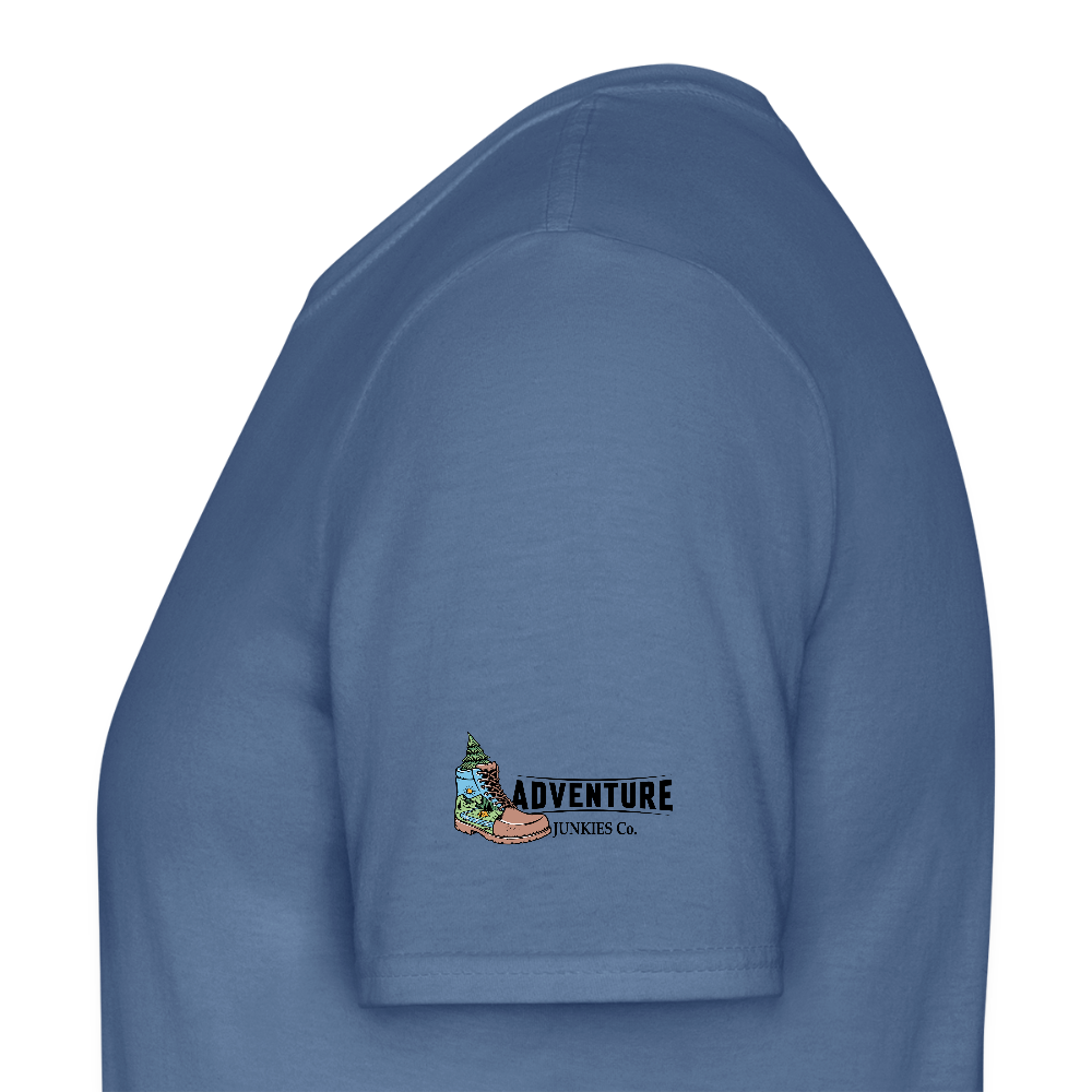 Men's Camping T-Shirt - dove blue 