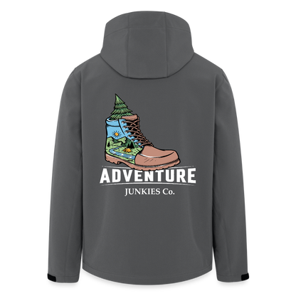 Unisex Recycled Softshell Jacket   THE DISCOVERER!! - anthracite