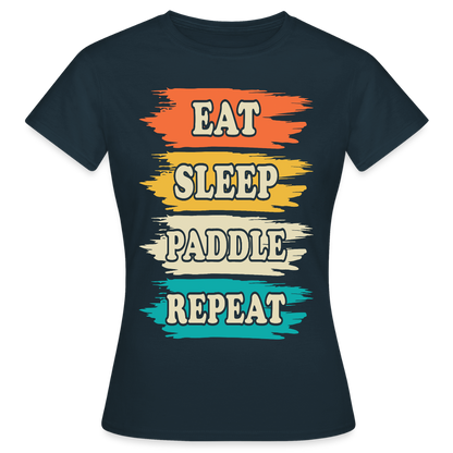 Women's Water Adventure  T-Shirt - navy