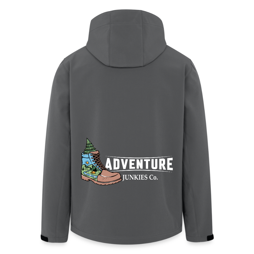 Unisex Recycled Softshell Jacket THE DISCOVERER!! - anthracite