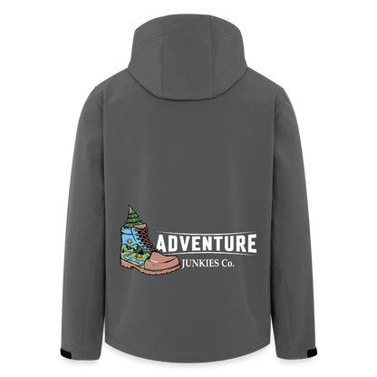 Unisex Recycled Softshell Jacket THE DISCOVERER!! - anthracite