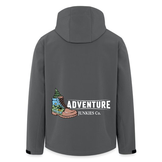 Unisex Recycled Softshell Jacket THE DISCOVERER!! - anthracite