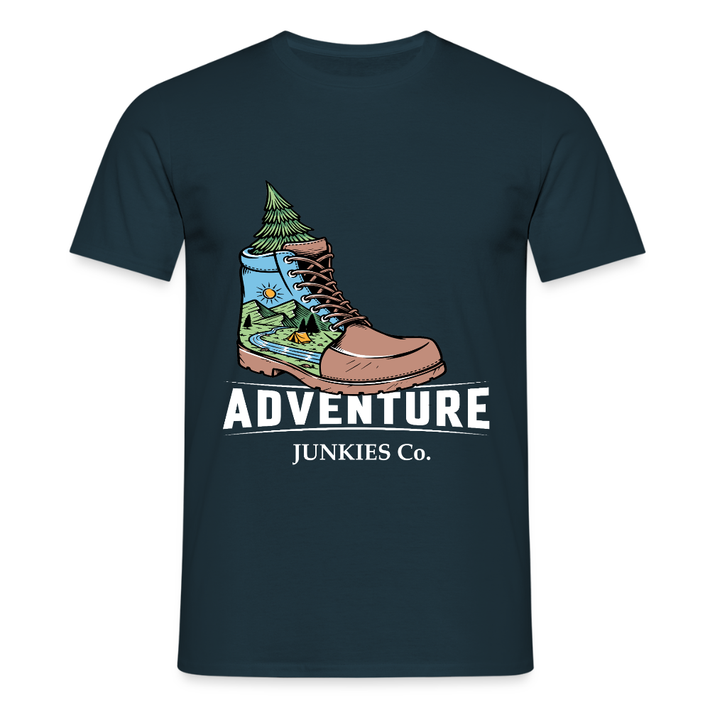 Men's Camping T-Shirt - navy