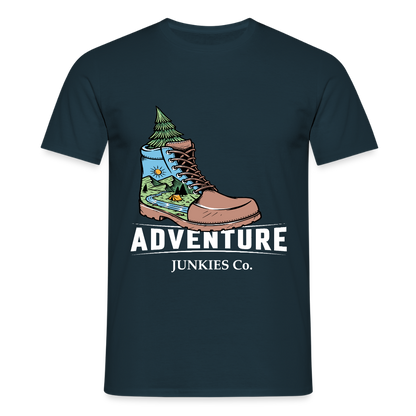 Men's Camping T-Shirt - navy