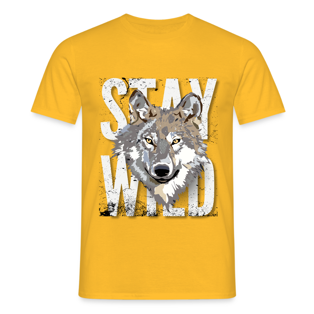 Men's Camping T-Shirt - yellow