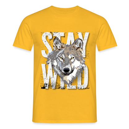 Men's Camping T-Shirt - yellow