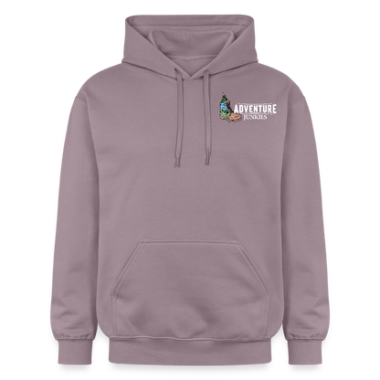 Adult  Unisex Midweight Hoodie - purple-grey 