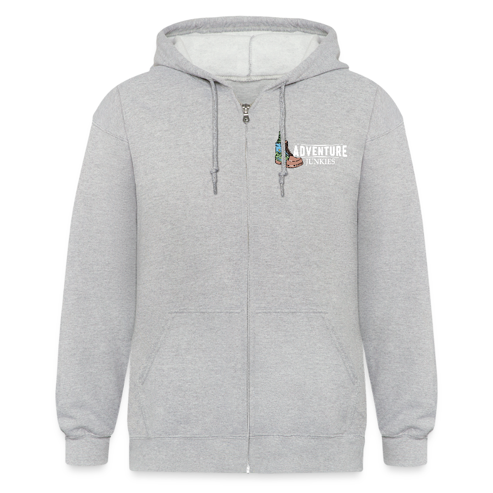 Adult Unisex Heavyweight Hooded Jacket - heather grey