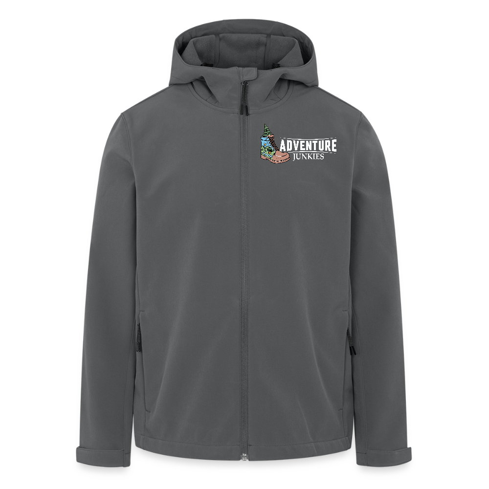 Unisex Recycled Softshell Jacket DISCOVERER - anthracite