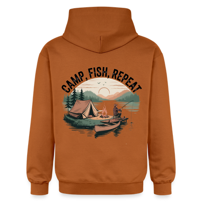 Unisex Midweight Hoodie - Athletic Orange