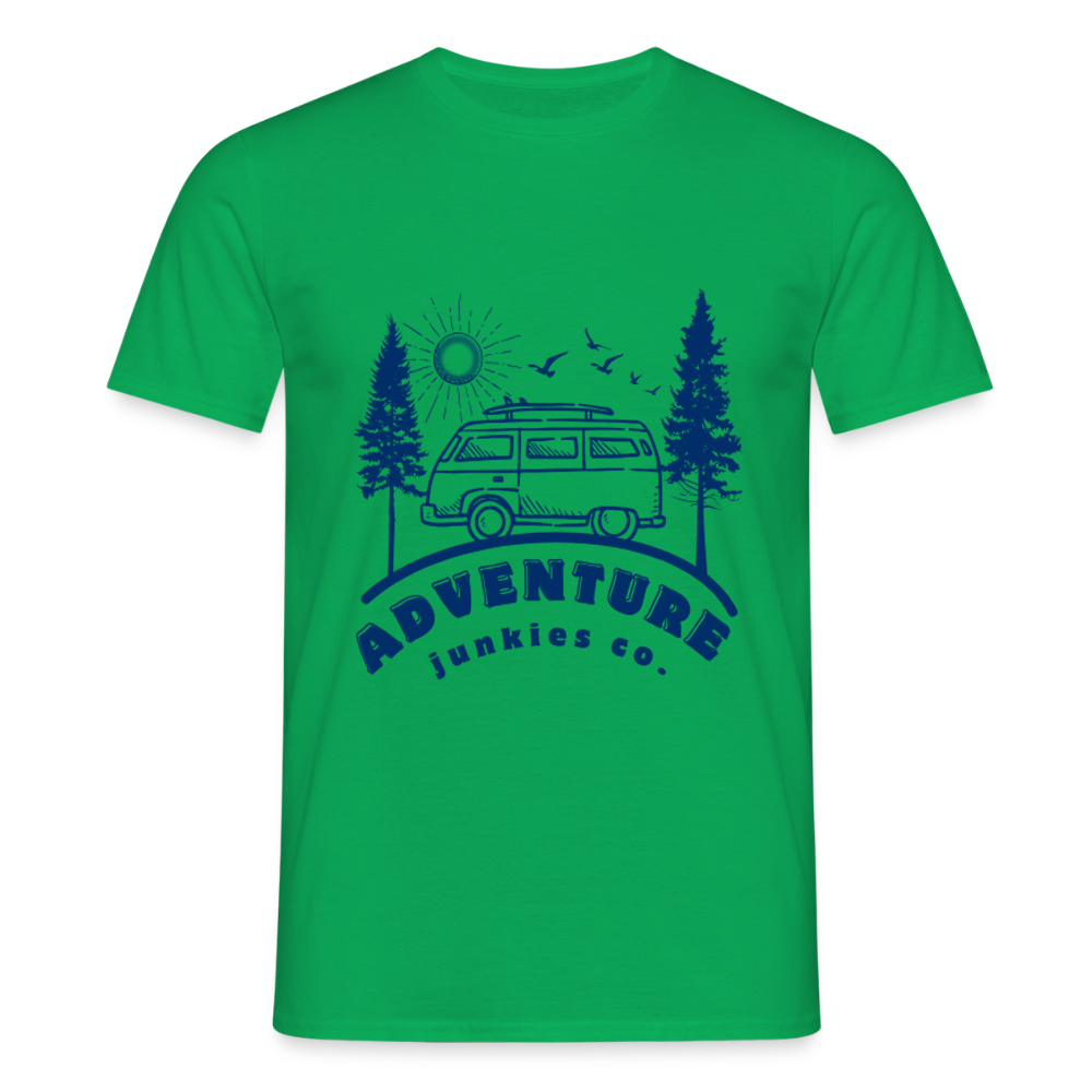 Men's Camping T-Shirt - kelly green