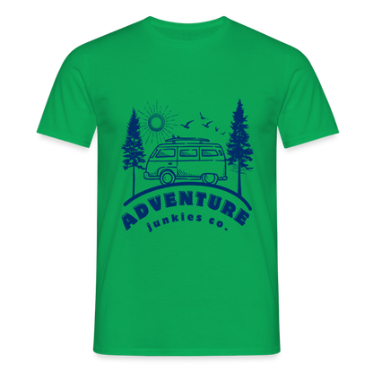 Men's Camping T-Shirt - kelly green
