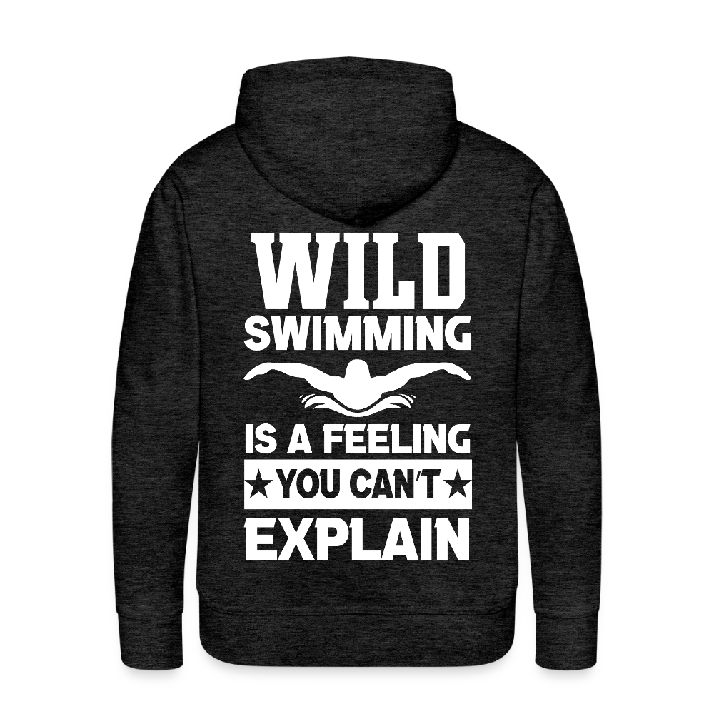 Men’s Premium Water Fun  Hoodie - charcoal grey