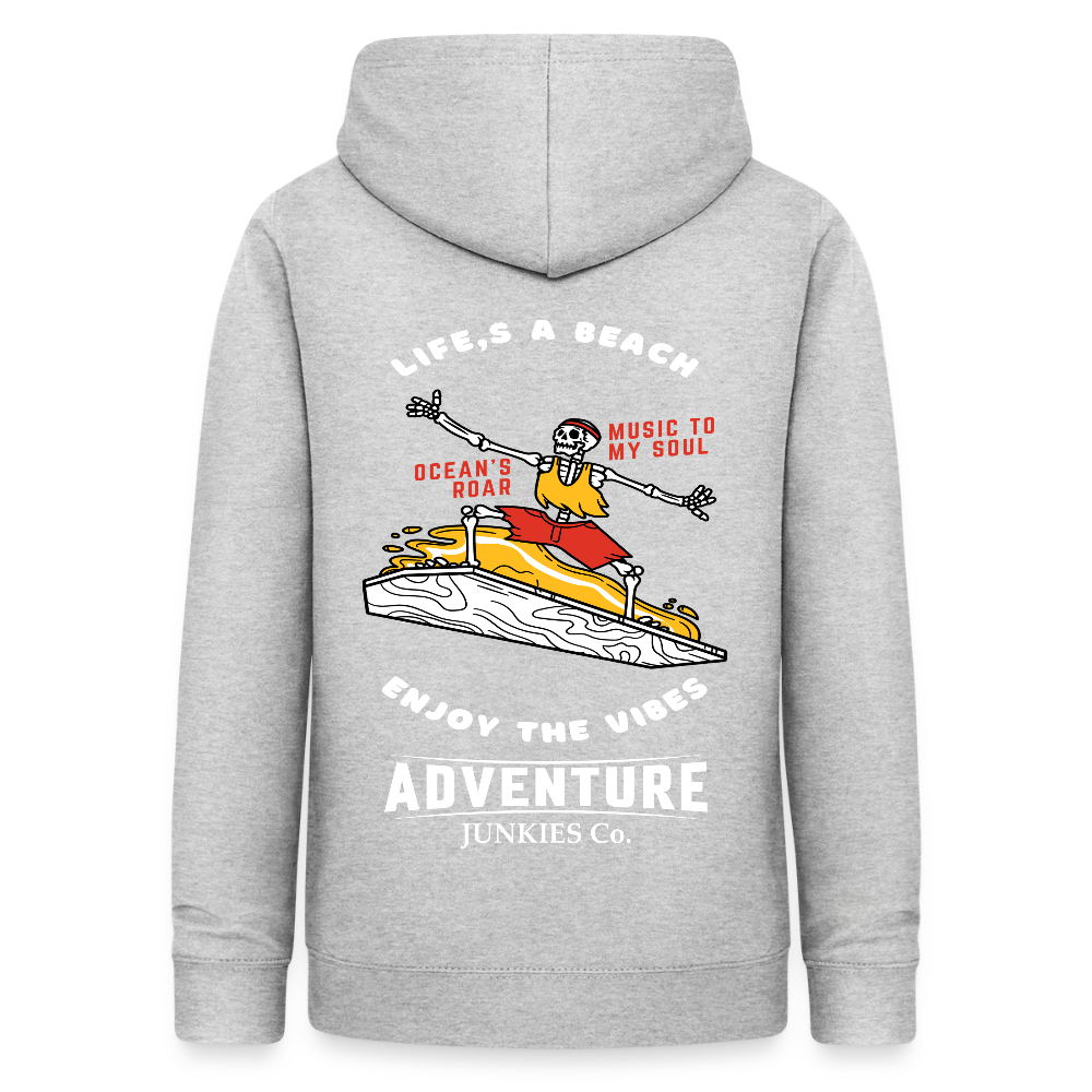 Women's Hoodie Water Adventure - light heather grey