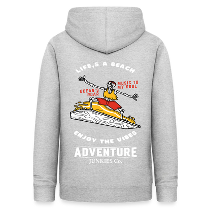 Women's Hoodie Water Adventure - light heather grey