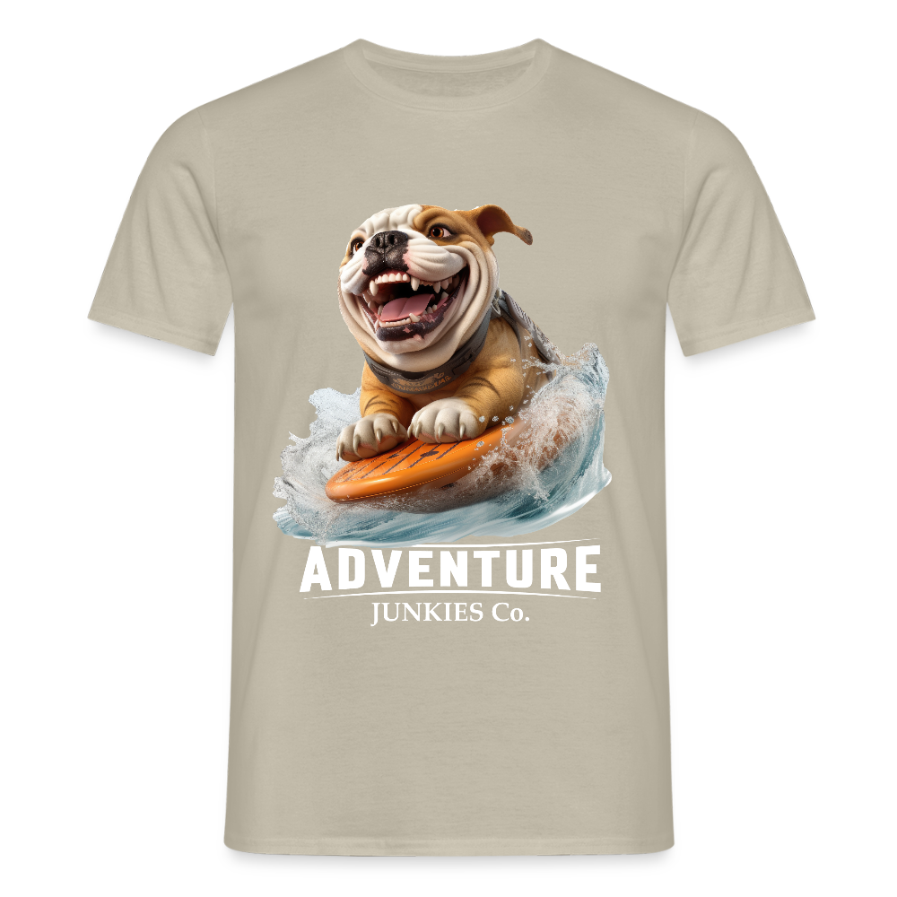 Men's T-Shirt water - sand beige