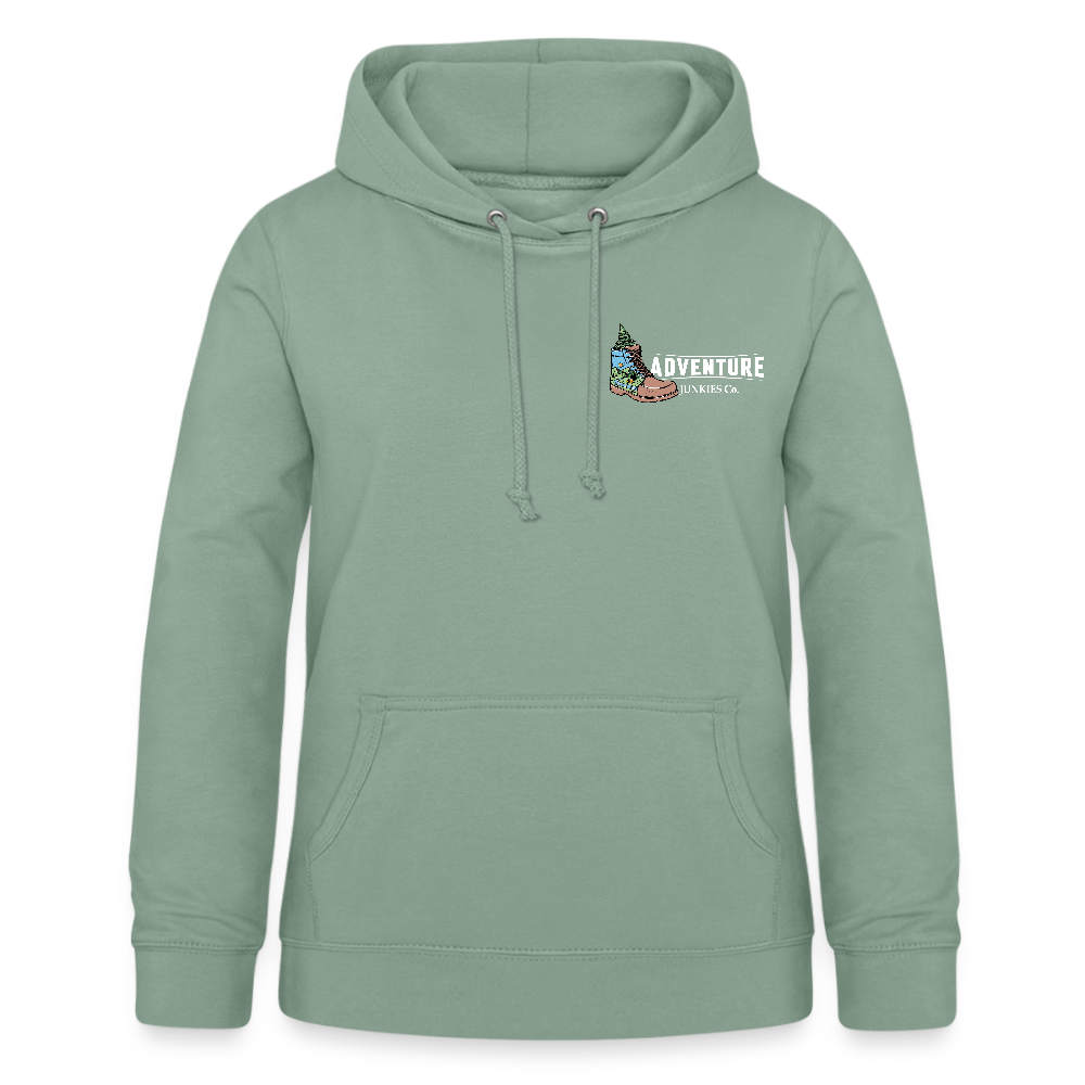 Women's Hoodie Water Adventures - steel green