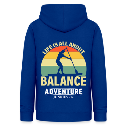 Women's Hoodie  Water Adventure - bright royal
