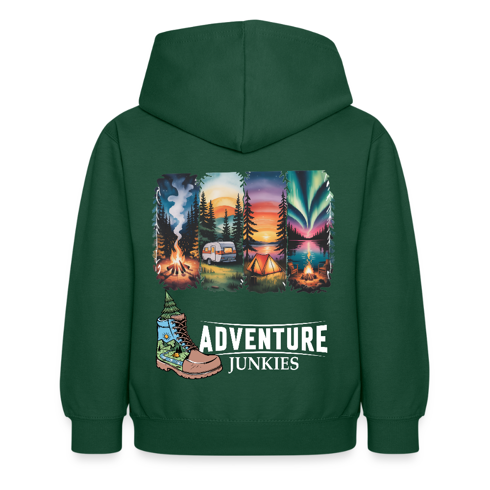 Children's Hoodie - bottle green