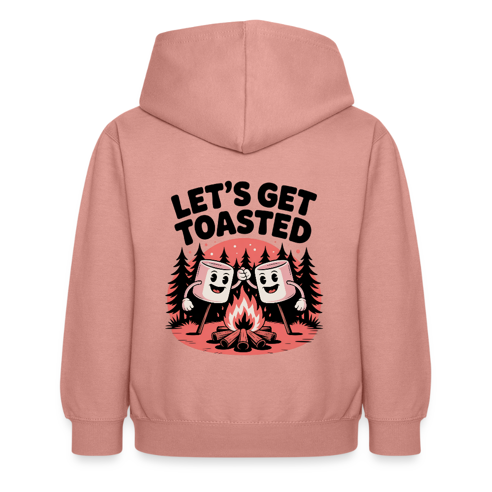 Children's Hoodie - dusky rose