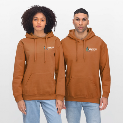Adult Unisex Midweight Hoodie - Athletic Orange