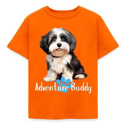 Children's T-Shirt  {Customise Breed & Paw } - orange