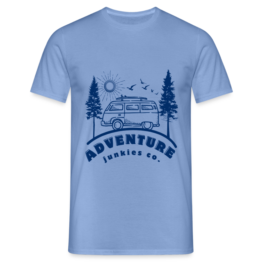 Men's Camping T-Shirt - carolina blue