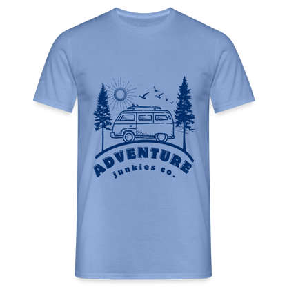 Men's Camping T-Shirt - carolina blue