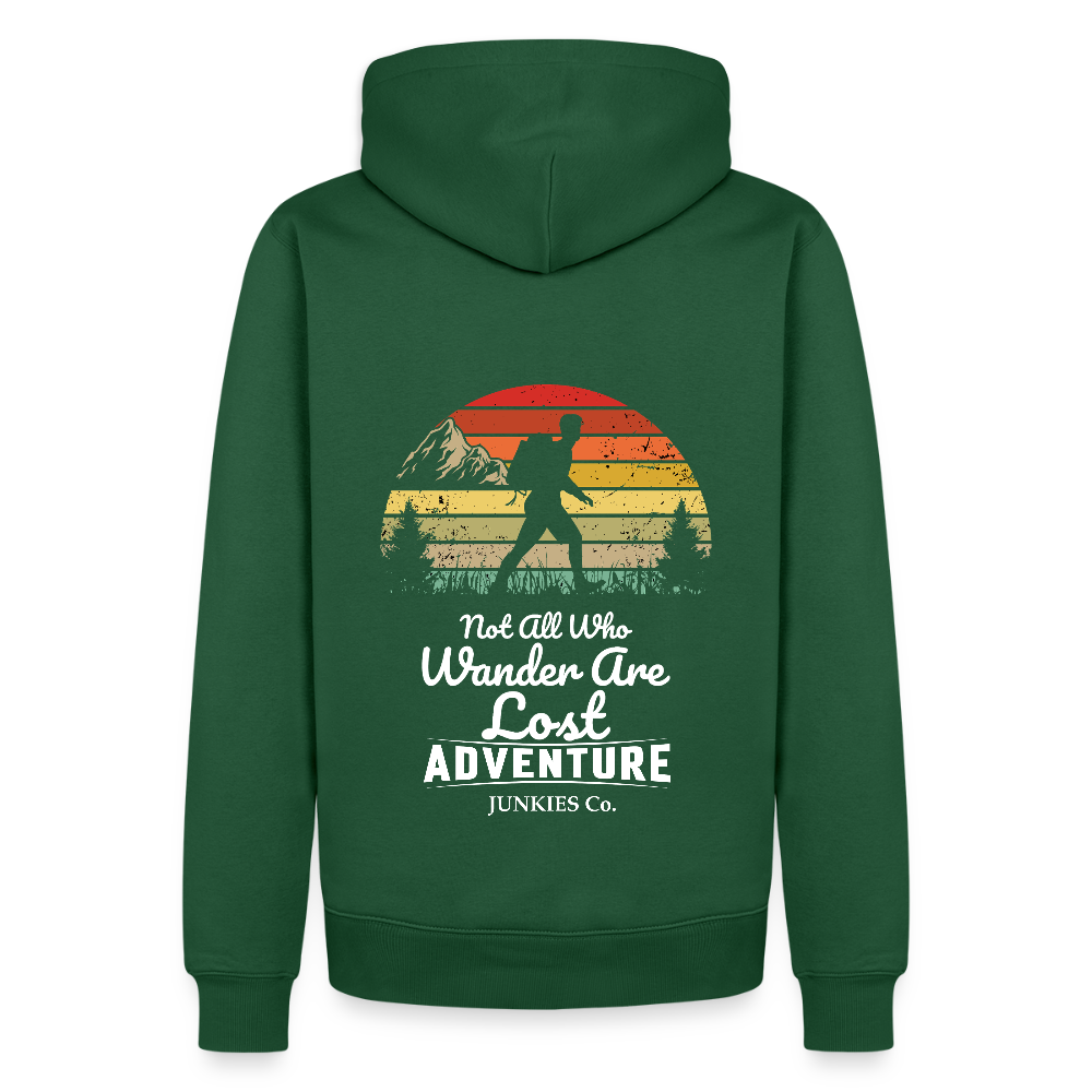 Men’s Premium Hiking /Walking Hoodie - bottle green