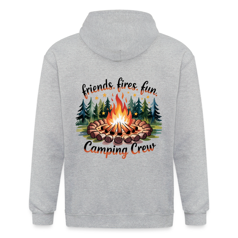 Unisex Heavyweight Hooded Jacket - heather grey