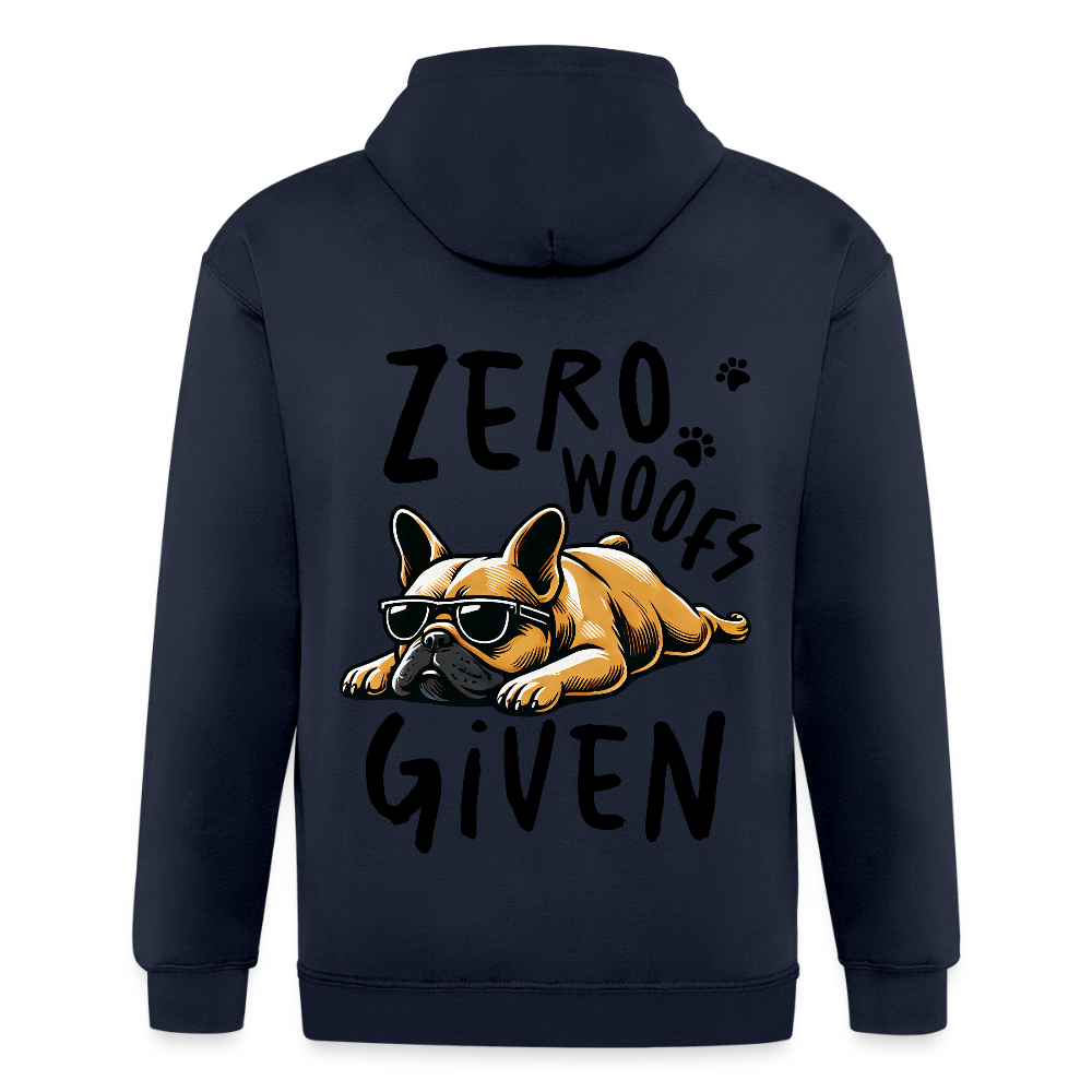 Adult Unisex Heavyweight Hooded Jacket - navy