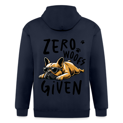 Adult Unisex Heavyweight Hooded Jacket - navy