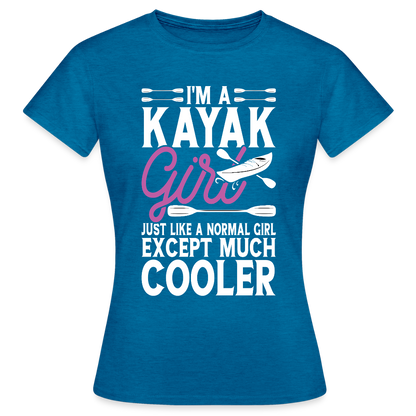 Women's Water Adventure  T-Shirt - antique blue sapphire heather