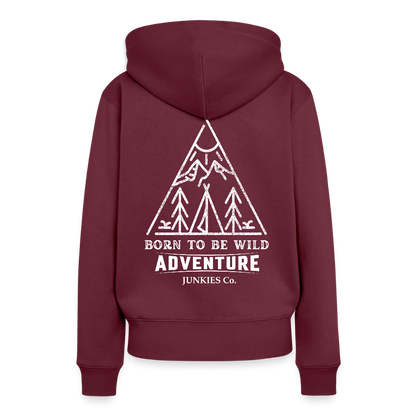 Women’s Premium Hiking/Walking Hoodie - burgundy