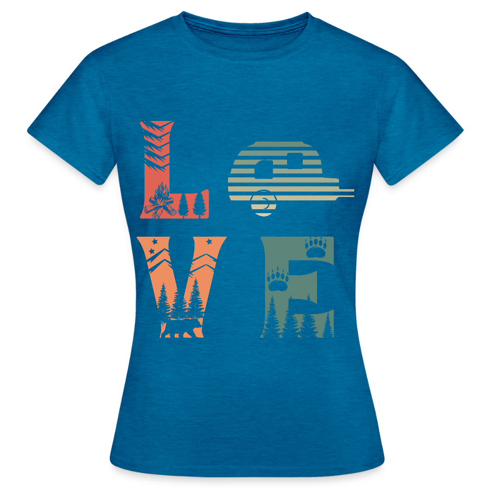 Women's T-Shirt - antique blue sapphire heather