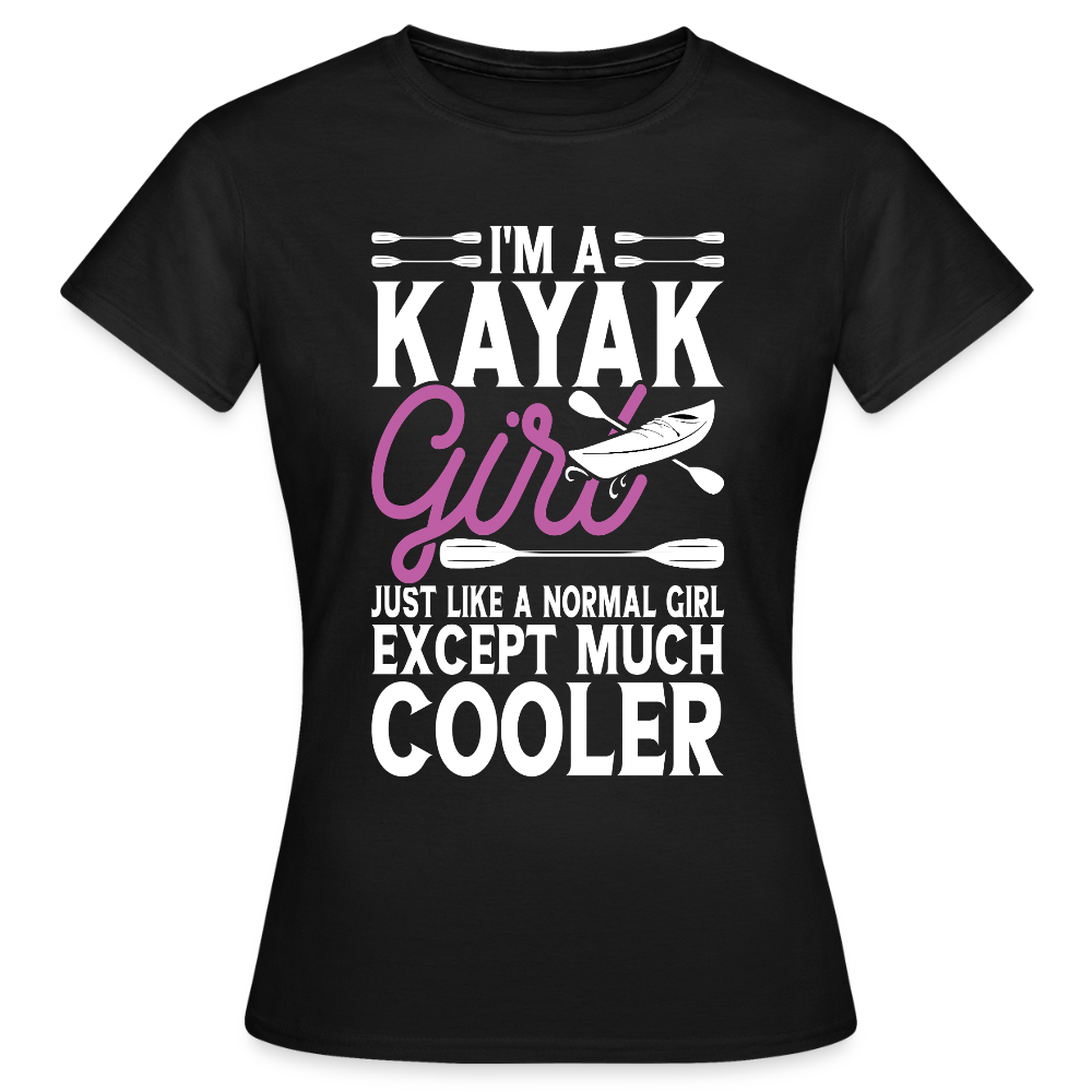 Women's Water Adventure  T-Shirt - black